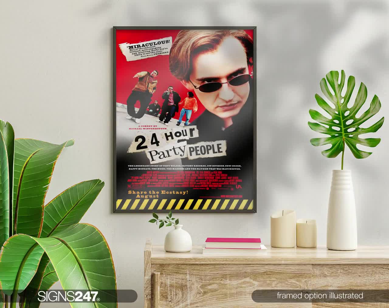 24 Hour Party People Poster | Steve Coogan | Paddy Considine